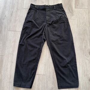 Studio Nicholson Black Wide-Fit Pants